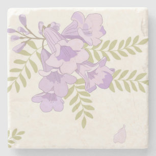 Dessous-de-verre En Pierre Dessous de verre floral australien Jacaranda Bloom