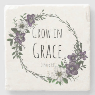 Dessous-de-verre En Pierre Dessous de verre Grow in Grace Stone