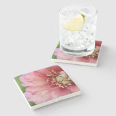 Dessous-de-verre En Pierre Dessous de verre Marble Peony (Côté)