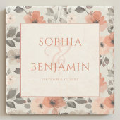 Dessous-de-verre En Pierre Dessous de verre moderne en pierre de pêche