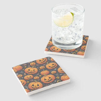 Dessous-de-verre En Pierre Dessous de verre motif d'Halloween