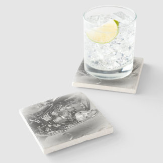 Dessous-de-verre En Pierre Dessous de verre moto bière 19