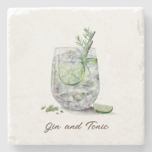 Dessous-de-verre En Pierre Dessous de verre, Pierre - Gin & Tonique