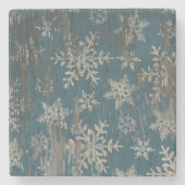 Dessous-de-verre En Pierre dessous de verre rustiques de vacances de Noël de (Devant)