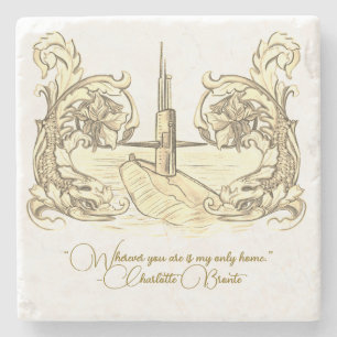 Dessous-de-verre En Pierre Dessous de verre sous-marin en pierre