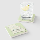 Dessous-de-verre En Pierre Dessous de verre St Louis, Dessous de verre Saint (Côté)