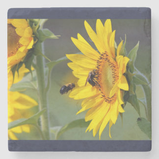 Dessous-de-verre En Pierre Dessous de verre tournesol