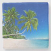 Dessous-de-verre En Pierre Dessous de verre Tropical Beach Stone (Devant)