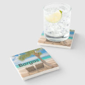 Dessous-de-verre En Pierre Dessous de verre tropicaux faits sur commande de (Côté)