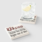 Dessous-de-verre En Pierre Dessous de verre Vin Pierre (Côté)