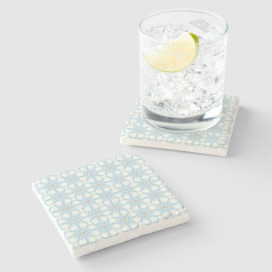 Dessous-de-verre En Pierre dessus de verre à motif géométrique décoratif en p