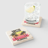 Dessous-de-verre En Pierre Destin Beach, Floride (Côté)