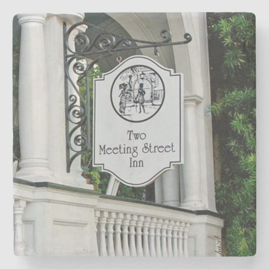 Dessous-de-verre En Pierre Deux, rue Meeting, Charleston, (Devant)