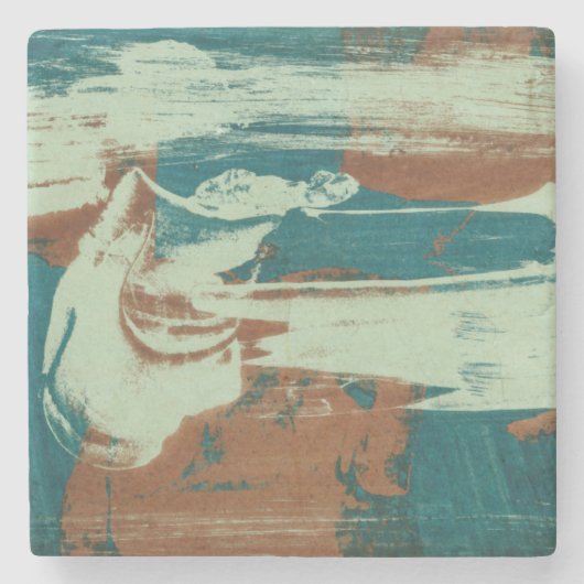 Dessous-de-verre En Pierre Deux vers le nord (Devant)