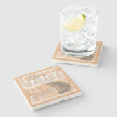 Dessous-de-verre En Pierre Devis | La Vie Est Portable Dans Les Bois (Côté)