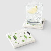 Dessous-de-verre En Pierre Diamants verts rétrogrades et Starburts Dessous de (Côté)