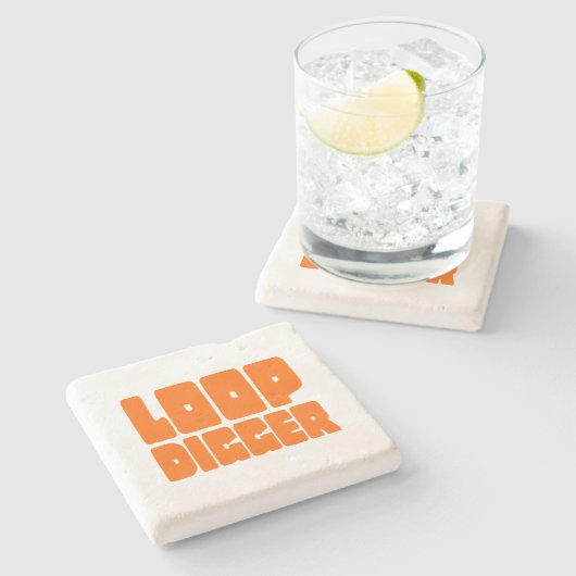 DESSOUS-DE-VERRE EN PIERRE DIGGER DE BOUCLE (Côté)