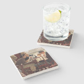 Dessous-de-verre En Pierre Dire grâce par Norman Rockwell (Côté)