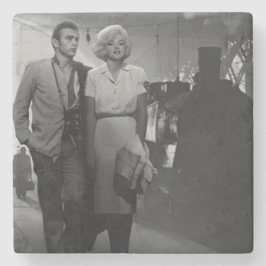 Dessous-de-verre En Pierre Dire l'adieu (Devant)