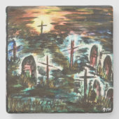 Dessous-de-verre En Pierre Distant Light (Devant)