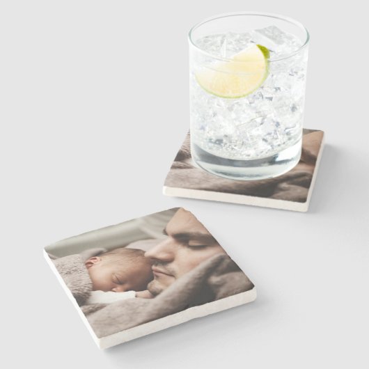 Dessous-de-verre En Pierre Do-it-yourself personnalisée (Côté)