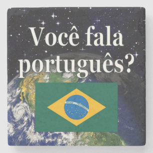 Dessous-de-verre En Pierre Do you speak portuguese ? Flag