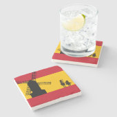 Dessous-de-verre En Pierre Don Quixote (Côté)