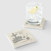 Dessous-de-verre En Pierre Donne tout à Dieu (Côté)