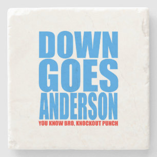 Dessous-de-verre En Pierre Down Goes Anderson