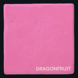 Dessous-de-verre En Pierre Dragonfruit pink color<br><div class="desc">Dragonfruit pink color</div>