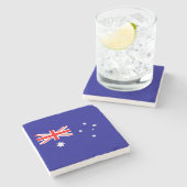 Dessous-de-verre En Pierre Drapeau australien patriotique (Côté)