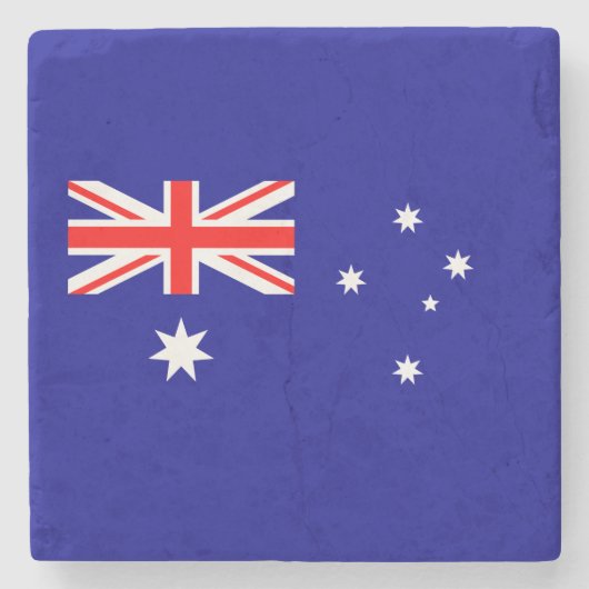 Dessous-de-verre En Pierre Drapeau australien patriotique (Devant)