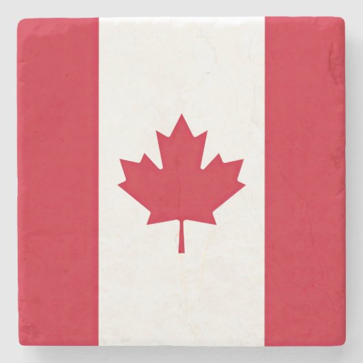 Dessous-de-verre En Pierre Drapeau Canada (Devant)