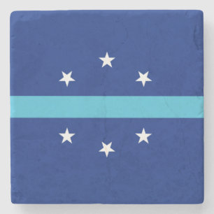 Dessous-de-verre En Pierre Drapeau d'Anaheim (Californie, USA)