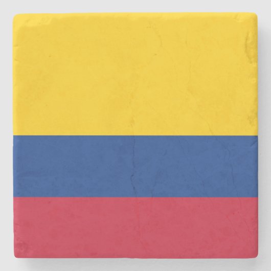Dessous-de-verre En Pierre Drapeau de Colombie (Devant)