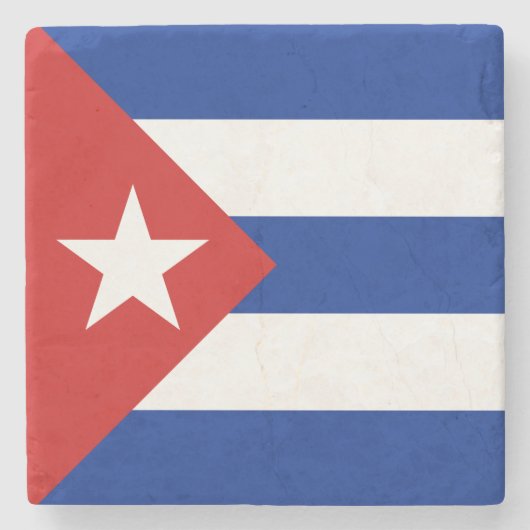 Dessous-de-verre En Pierre Drapeau de Cuba (Devant)