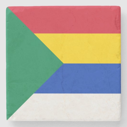 Dessous-de-verre En Pierre Drapeau de la foi religieuse druze (Devant)