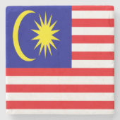 Dessous-de-verre En Pierre Drapeau de la Malaisie (Devant)