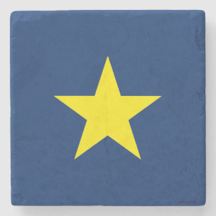 Dessous-de-verre En Pierre Drapeau de la République du Texas