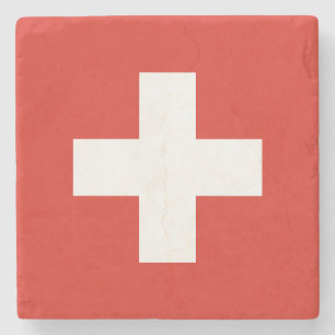 Dessous-de-verre En Pierre Drapeau de la Suisse