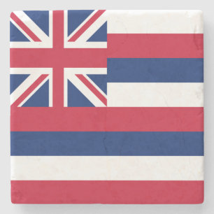 Dessous-de-verre En Pierre Drapeau de l'État d'Hawaii