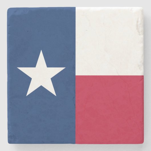 Dessous-de-verre En Pierre Drapeau de l'État du Texas (Devant)