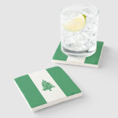 Dessous-de-verre En Pierre Drapeau de l'île Norfolk (Côté)