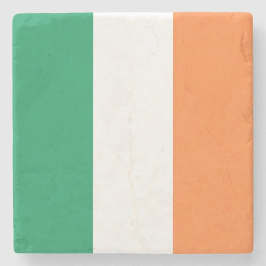 Dessous-de-verre En Pierre Drapeau de l'Irlande (Devant)