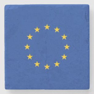 Dessous-de-verre En Pierre Drapeau de l'Union européenne (UE) (Europe)