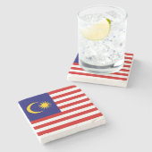 Dessous-de-verre En Pierre Drapeau de Malaisie (Côté)