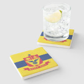 Dessous-de-verre En Pierre Drapeau de Saint Paul (Minnesota) (Côté)