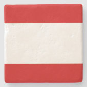 Dessous-de-verre En Pierre Drapeau de Tahiti (Devant)