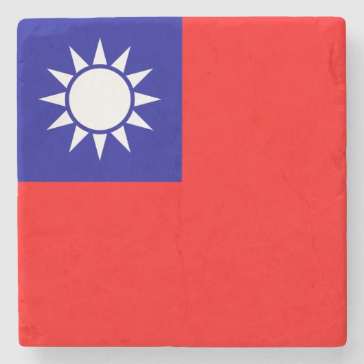 Dessous-de-verre En Pierre Drapeau de Taïwan (Devant)