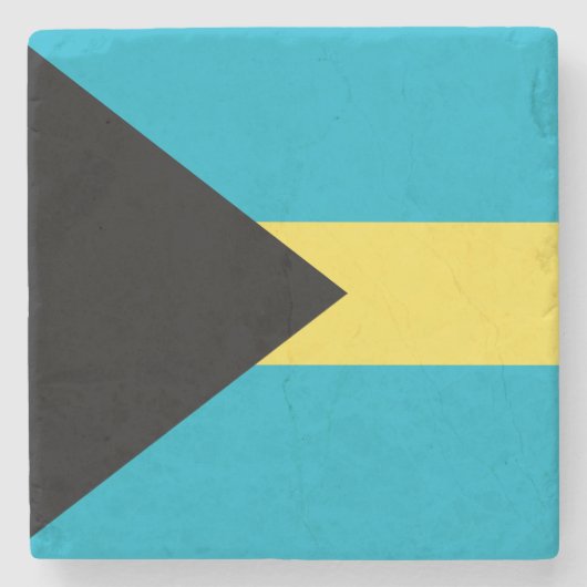 Dessous-de-verre En Pierre Drapeau des Bahamas (Devant)